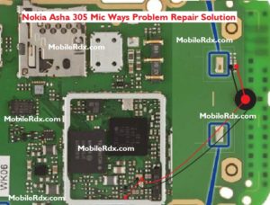 Nokia Asha 305 Mic Ways Solution Ic Problem Jumper 300x228