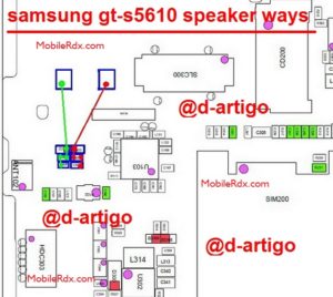 Samsung GT S5610 Speaker Ways Ringer Solution Jumper 300x268
