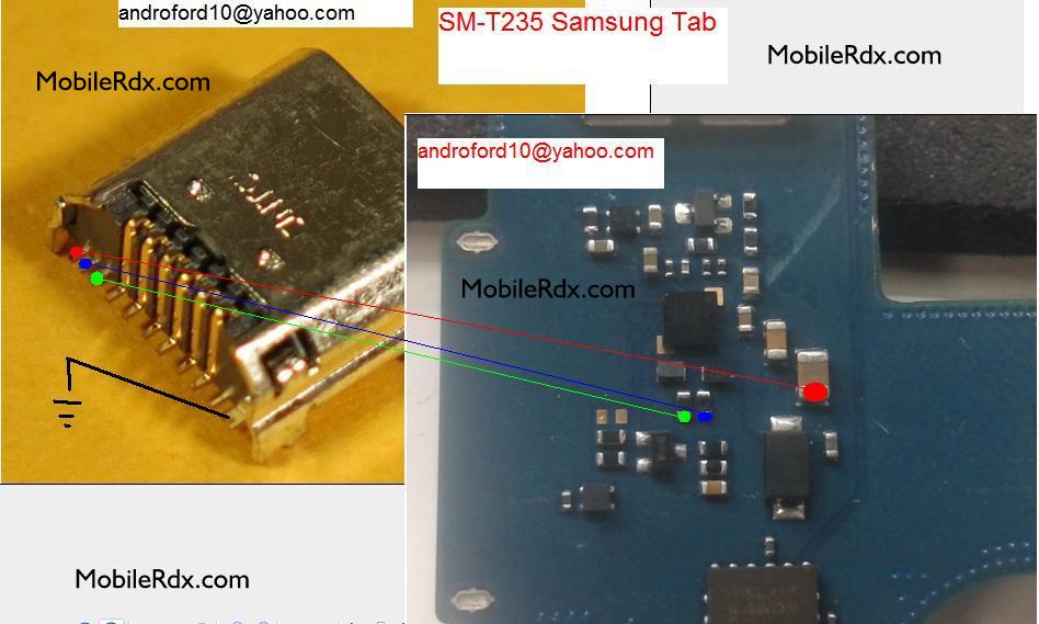 Samsung Galaxy Tab 4 T235 Charging Ways Solution Jumper