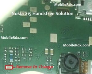 Nokia 215 Handsfree Headphone Mode Activated Solution 300x241