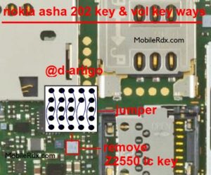 Nokia Asha 202 Keypad Ic Jumper Solution Ways Problem Jumper 300x248