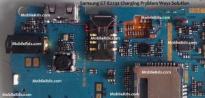 Samsung GT E2232 Charging Problem Ways Solution Jumper 300x144