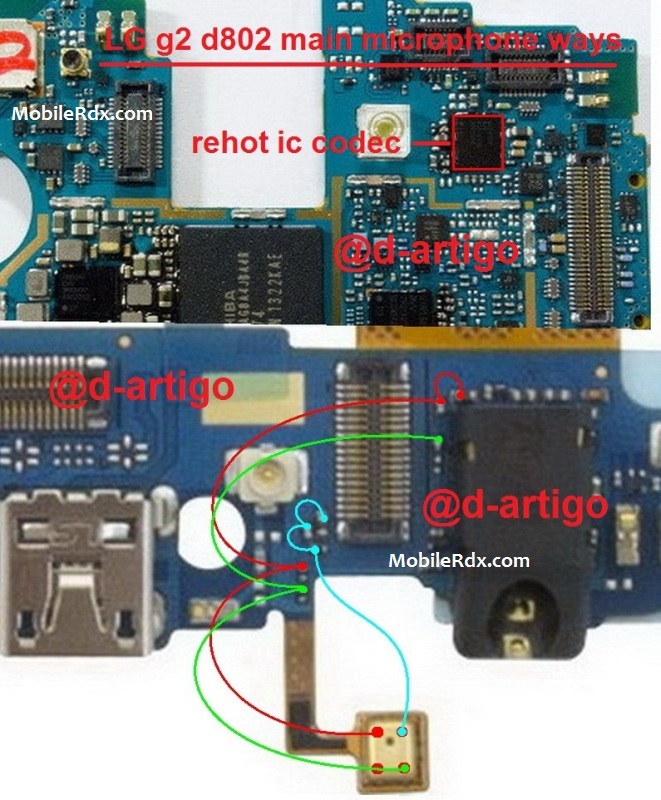 LG G2 D802 Mic Not Working Problem Jumper Solution Ways