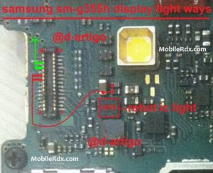 Samsung Galaxy Core 2 G355H Display Light Ways Lcd Solution 300x244