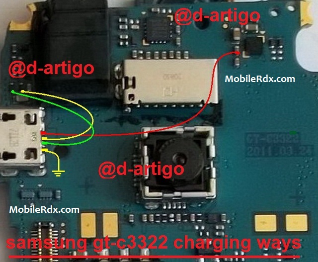 Samsung Metro Duos C3322 Charging Ways Problem Solution usb plug schematic 