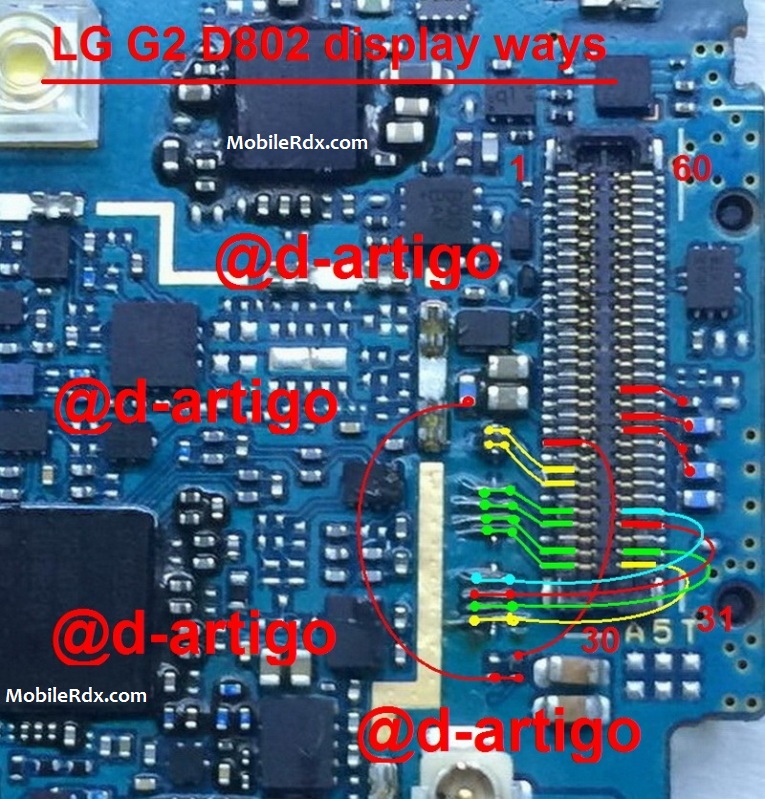 LG G2 D802 Display LCD Light Ways Problem Solution