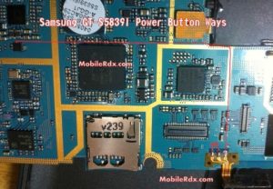 Samsung GT S5839I Power On Off Button Ways Switch Jumper 300x208