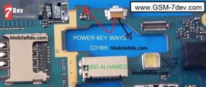 Samsung Galaxy S Duos 3 G316H Power Button Ways Jumper 300x128