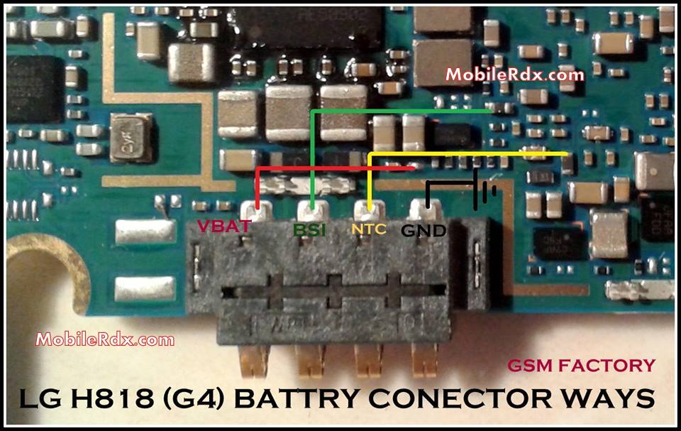 LG G4 H818 Battery Connector Ways Problem Jumper