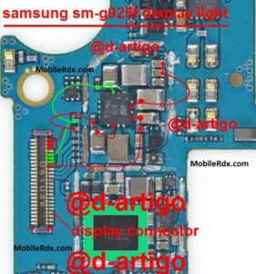 Samsung SM G925F Lcd Display Light Ways Problem Jumper 281x300