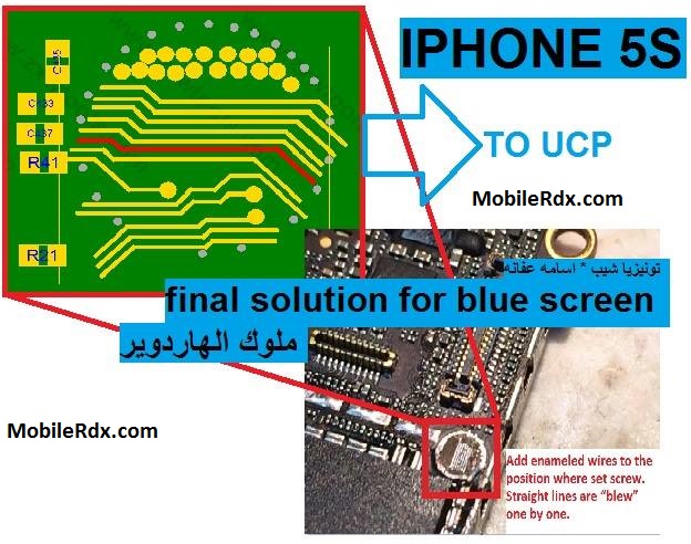 iPhone 5s Blue Screen Problem Repair Final Solution