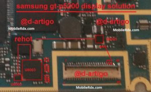 Samsung Galaxy Tab 3 P5200 Display Light Ways Solution 300x182