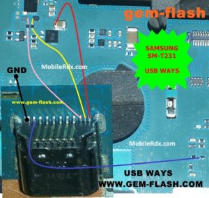 Samsung Galaxy Tab 4 T231 Charging Ways Usb Jumper 300x284