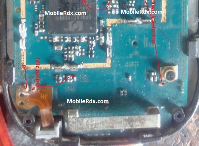 Samsung E1200Y Mic Ways Problem Jumper Solution