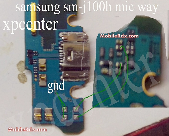 Samsung Galaxy J1 J100 Mic Ways Solution Repair Jumper