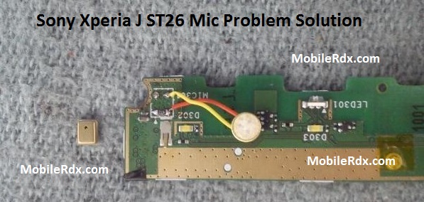 Sony Xperia J ST26 Mic Problem Solution Modification Ways