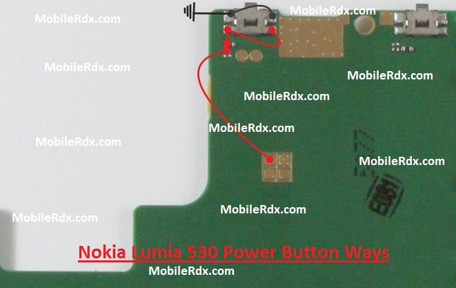 Nokia Lumia 530 Power Button Ways On-Off Key Jumper