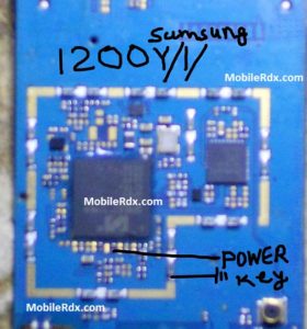 Samsung E1200Y Power On Off Key Ways Solution Jumper 280x300