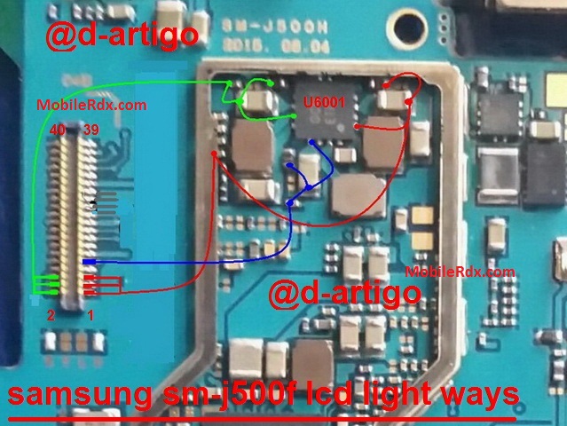 Samsung Galaxy J500F Display Backlight Problem Solution
