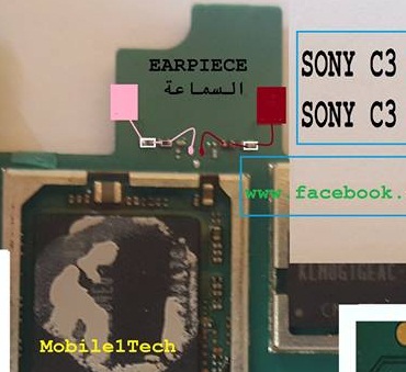Sony Xperia C3 D2502 Ear Speaker Problem Jumper
