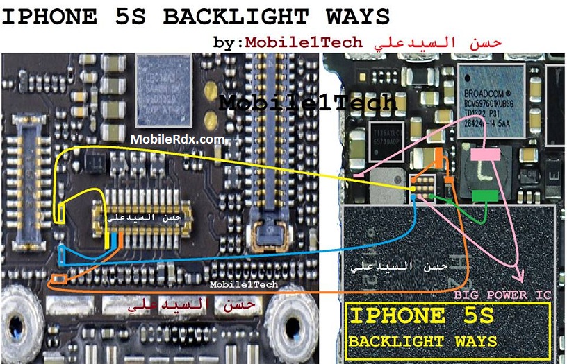 iPhone 5s Display Light Solution Backlight Ways Lcd Jumper