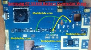 Samsung GT S5360 Battery Connector Ways Power Problem Jumper 300x164