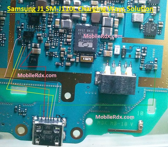 Samsung J1 SM J110L Charging Jumper Usb Ways Solution