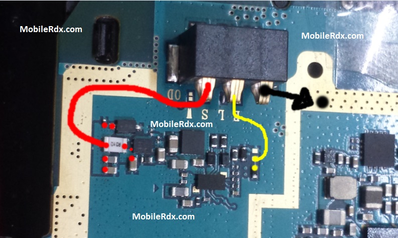 Samsung Galaxy J1 Ace J110M Battery Connector Ways Power ...