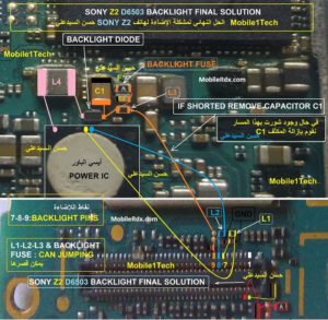 Sony Xperia Z2 D6503 Backlight Problem Final Solution Display Ways 300x293