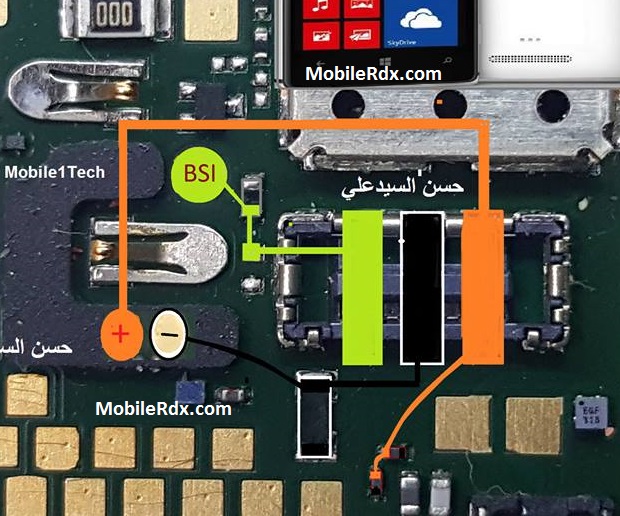 Nokia Lumia 925 Battery Connector Ways Battery Point Jumper