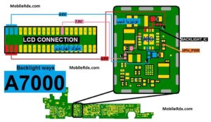 Samsung Galaxy A7 A7000 Display Light Ways Backlight Jumper Solution 300x174