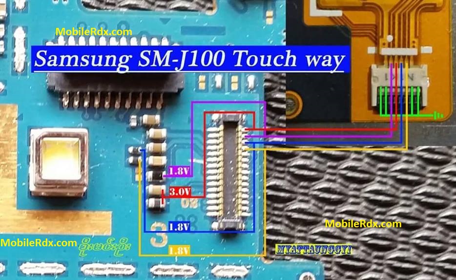 Samsung Galaxy J100 Touch Not Working Problem Jumper Solution