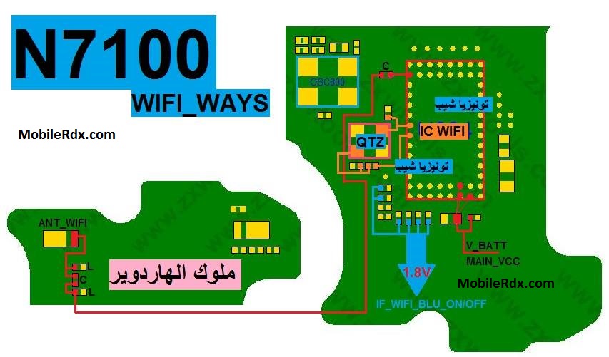 Samsung Galaxy Note II N7100 Wifi مشكلة حل طرق الإصلاح