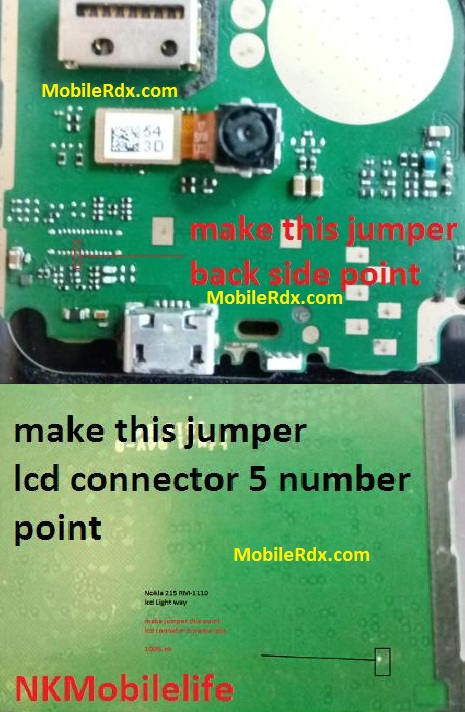 Nokia 215 Lcd Light Jumper Backlight Ways Solution
