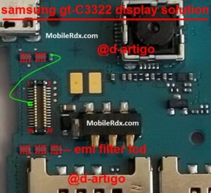 Samsung C3322 Blank Or White Display Problem Lcd Jumper Solution 300x275