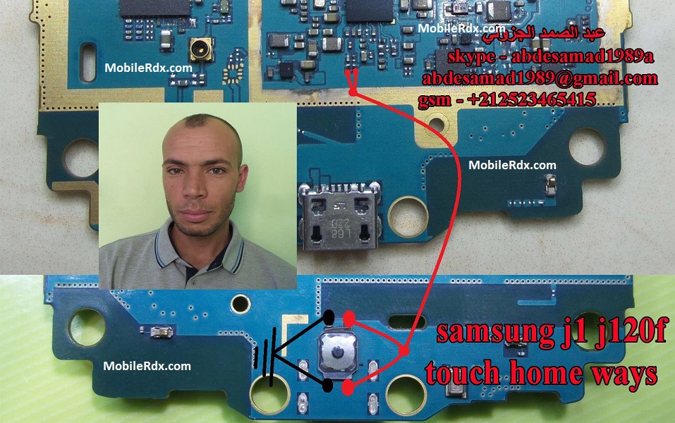 Samsung Galaxy J1 J120F Home Button Ways Home Key Jumper Solution