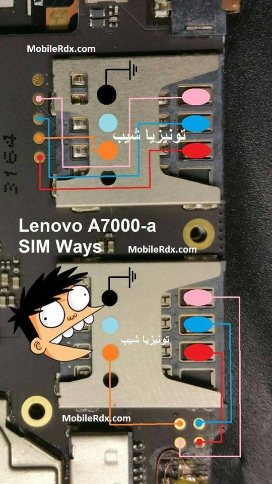 Lenovo A7000 Insert Sim Card Ways Jumper Solution