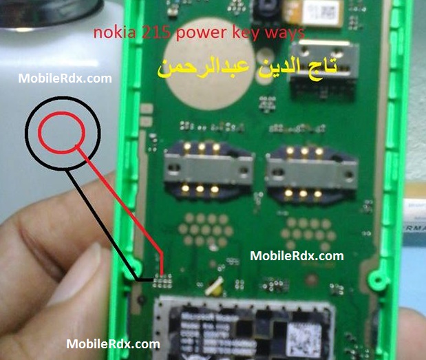 Nokia 215 Power Key Ways On Off Button Jumper