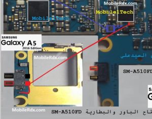 Samsung A510F Battery Connector Ways Battery Point Jumper 300x236