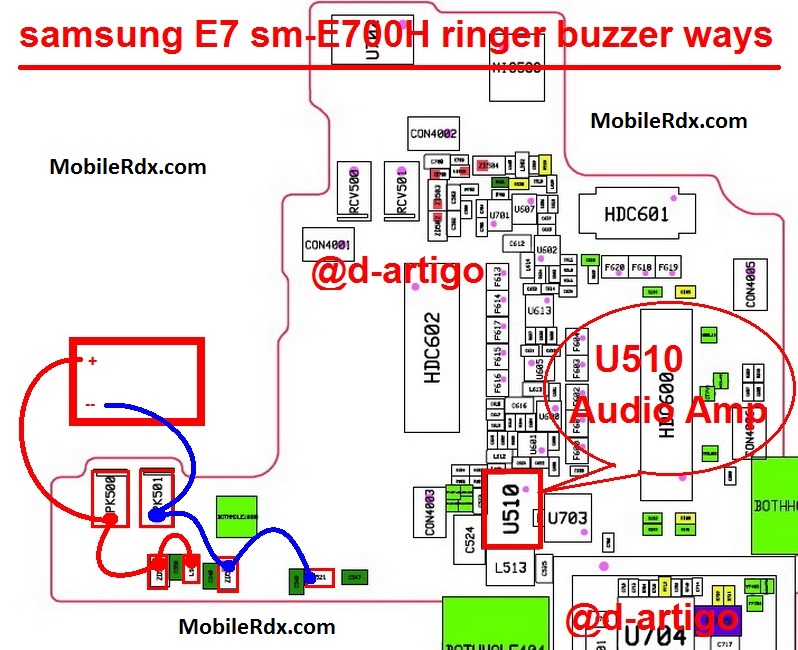 Samsung E7 E700H Speaker Ways Ringer Jumper Solution
