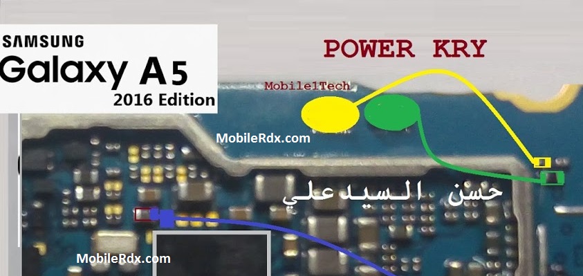 Samsung Galaxy A5 A510F On Off Key Ways Power Button Jumper