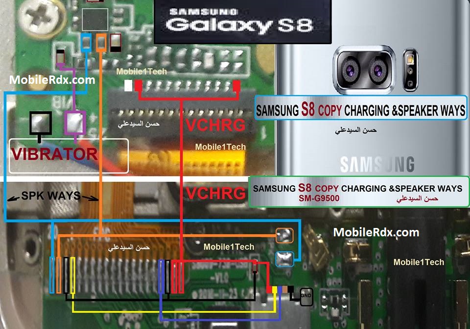 Samsung Galaxy S8 Copy Charging Problem Jumper Solution
