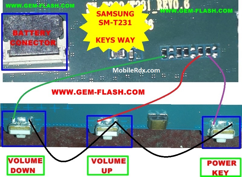 Samsung Galaxy Tab 4 T231 Volume And Power Button Ways Solution