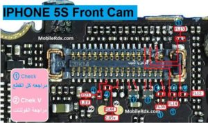 iPhone 5s Front Camera Not Working Problem Jumper Solution 300x178