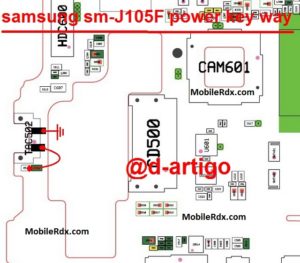 Samsung Galaxy J1 J105F Power Button Ways On Off Key Jumper 300x263