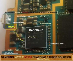 Samsung Galaxy Note 2 N7100 Charging Paused Problem Solution 300x253