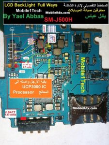 Samsung Galaxy J5 J500H Display Light Ways Backlight Jumpers 225x300