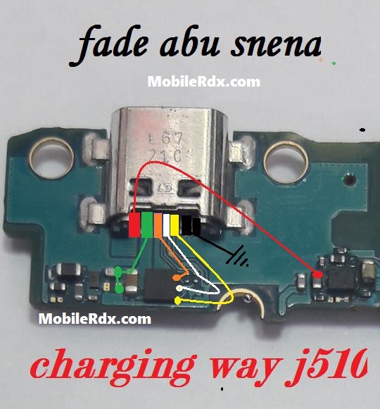 Samsung Galaxy J5 J510 Charging Ways Usb Jumper Solution