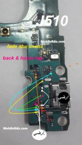 Samsung Galaxy J5 J510 Home And Back Keys Ways Jumper 169x300