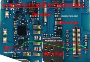 Samsung Galaxy S5 G900F Touchscreen Problem Jumper Solution 300x207
